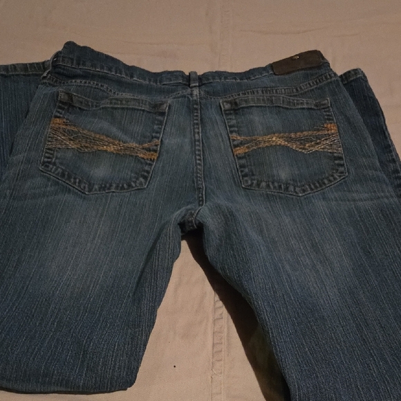 Cool Blue Relaxed Fit Jeans for Men - Picture 3 of 3